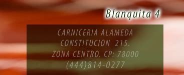 blanquita rastro|La Blanquita Carniceria 